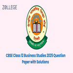 CBSE Class 12 2025 Business Studies Question Paper with Answer Key ZPYP